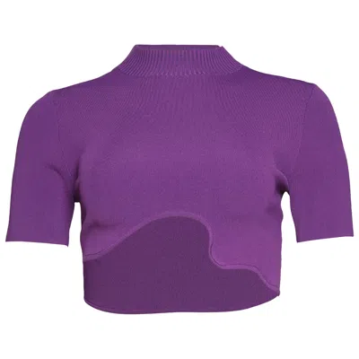 Pre-owned Christopher Esber Maparadita Top 'pelisse' | Purple | Women's Size Xs