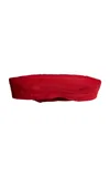 Christopher Esber Marnette Leather Bandeau Top In Red