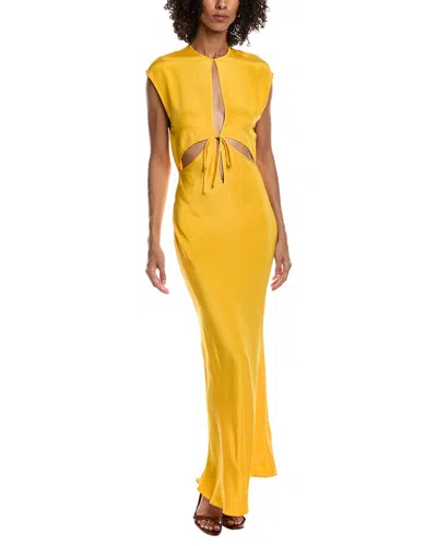 Christopher Esber Maxi Dress In Yellow