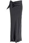 Christopher Esber Maxi Skirt With Knotted Detail In Grey