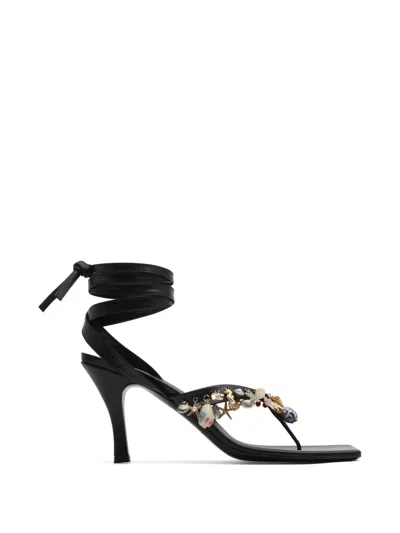Christopher Esber Memento Charm Heeled Pumps In Black