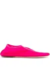 Christopher Esber Mesh Ballerina Shoes In Pink