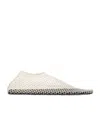 Christopher Esber Minette Embellished Mesh Ballet Flats In White