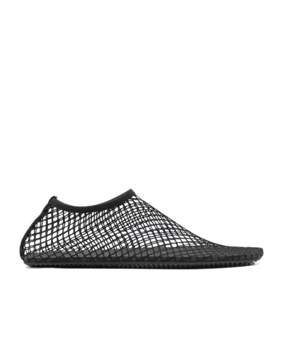 Christopher Esber Mesh Ballerinas In Black