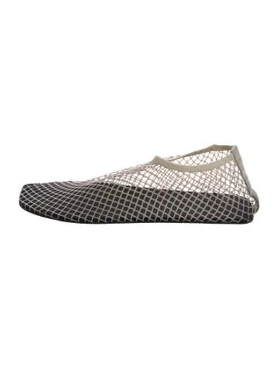 Pre-owned Christopher Esber Mesh Flats In Black