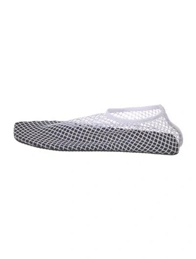 Pre-owned Christopher Esber Mesh Flats In White