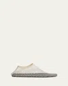 Christopher Esber Mesh Water Flats In White