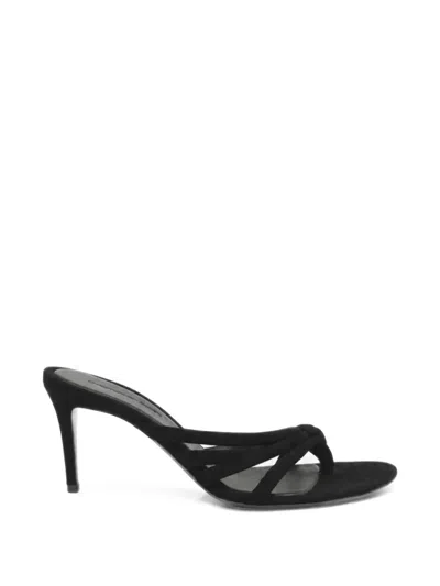 Christopher Esber Mica Knotted Heeled Sandals In Black