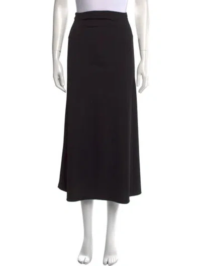Pre-owned Christopher Esber Midi Length Skirt In Black