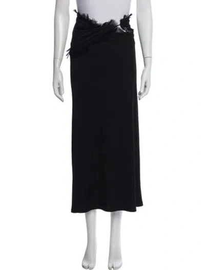 Pre-owned Christopher Esber Midi Length Skirt In Blue