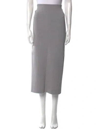 Pre-owned Christopher Esber Midi Length Skirt In Gray