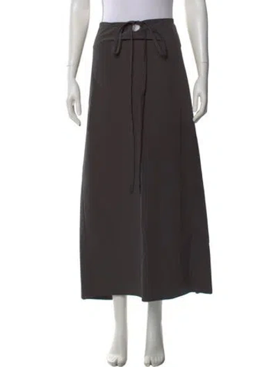 Pre-owned Christopher Esber Midi Length Skirt In Gray