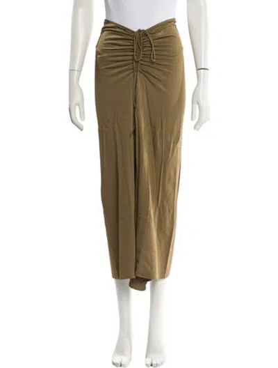 Pre-owned Christopher Esber Midi Length Skirt In Green