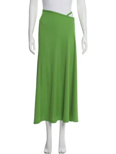 Pre-owned Christopher Esber Midi Length Skirt In Green