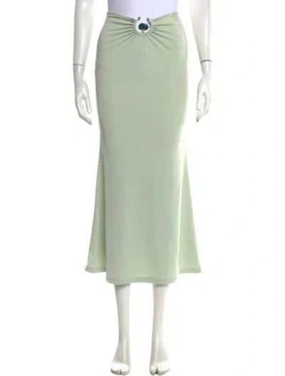 Pre-owned Christopher Esber Midi Length Skirt In Green