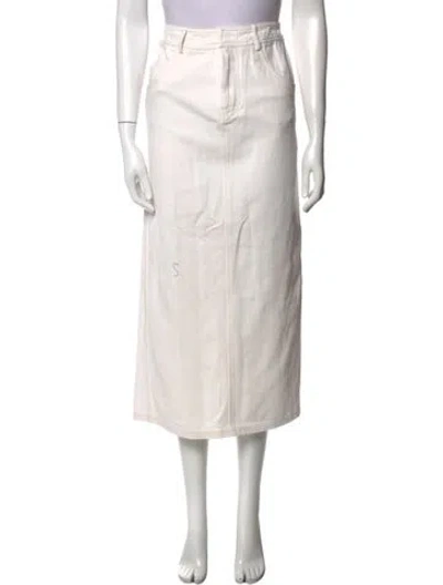 Pre-owned Christopher Esber Midi Length Skirt In Neutral
