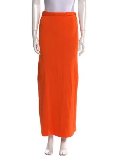 Pre-owned Christopher Esber Midi Length Skirt In Orange