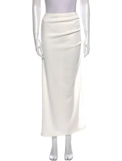 Pre-owned Christopher Esber Midi Length Skirt In White