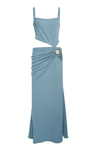 Christopher Esber Mineral Stone Separation Tank Dress