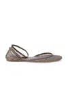 Christopher Esber Minette Ballet Flat In Brown