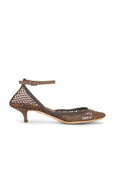 Christopher Esber Minette Ballet Mary Jane Heel In Brown