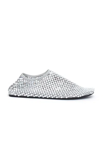 Christopher Esber Minette Bezeled Flats In Grey