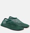 Christopher Esber Minette Crystal-embellished Flats In Green