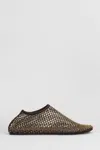 Christopher Esber Minette Crystal-embellished Ballet Flats In Brown