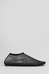 Christopher Esber Mesh Ballerina Flats With Micro Crystals Women In Black