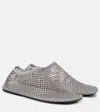 Christopher Esber Minette Embellished Slip-on Shoes In Silver
