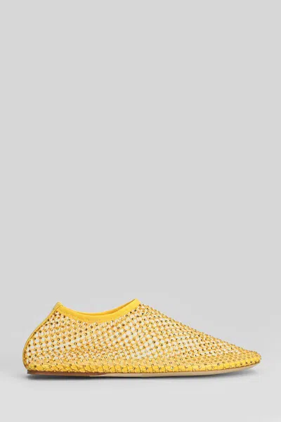 Christopher Esber Minette Flat Ballet Flats In Yellow