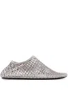Christopher Esber Minette Embellished Slip-on Shoes In Grey