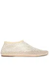 Christopher Esber Minette Mesh Ballerina Shoes In Neutrals