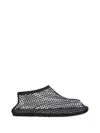 Christopher Esber Minette Crystal-embellished Mesh Flats In Black