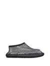 Christopher Esber Minette Crystal-embellished Mesh Flats In Black