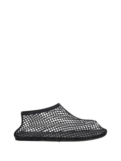 Christopher Esber Minette Mesh Flat In Black