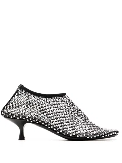 CHRISTOPHER ESBER MINETTE STUD MICRO HEEL PUMPS