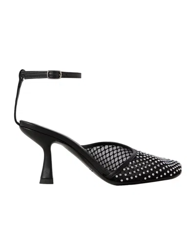 Christopher Esber Minette Veil 80mm Mesh Pumps In Black