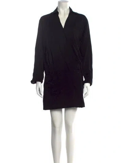 Pre-owned Christopher Esber Mini Dress In Black