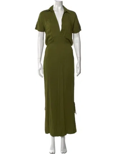 Pre-owned Christopher Esber Mini Dress In Green