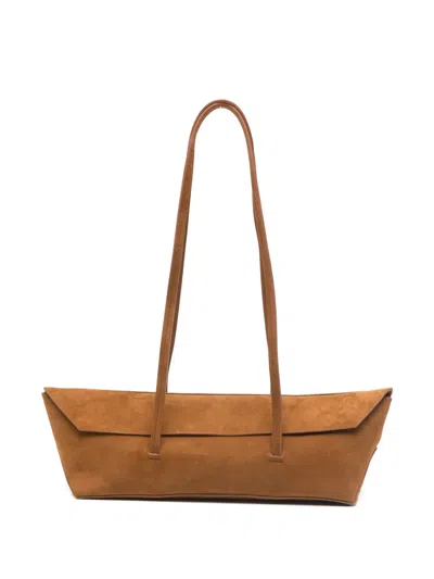 Christopher Esber Mini Gondola Shoulder Bag In Brown