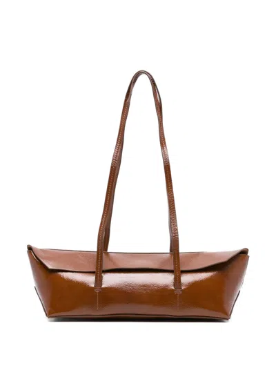 Christopher Esber Mini Gondola Tote Bag In Brown