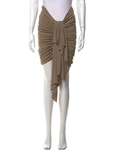 Pre-owned Christopher Esber Mini Skirt W/ Tags In Neutrals