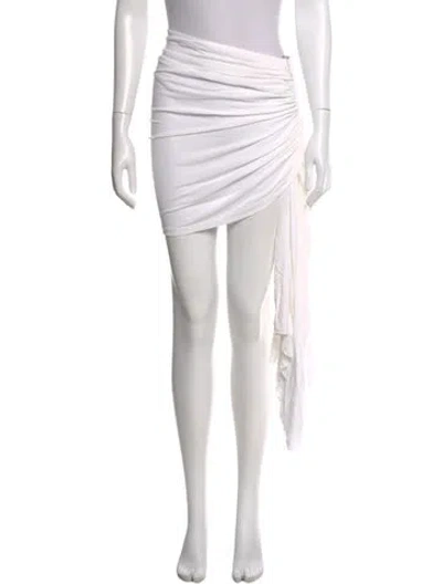 Pre-owned Christopher Esber Mini Skirt W/ Tags In White
