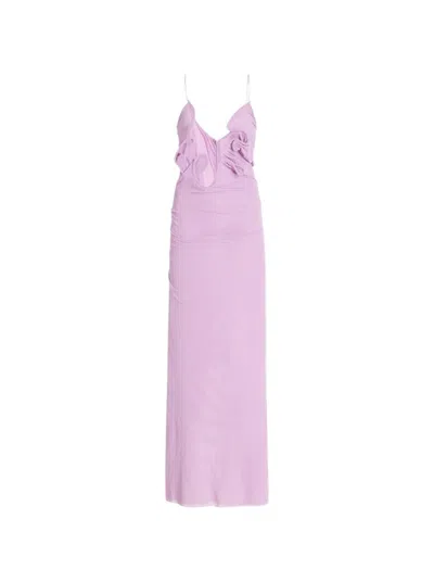Christopher Esber Molded Venus Dress In Purple