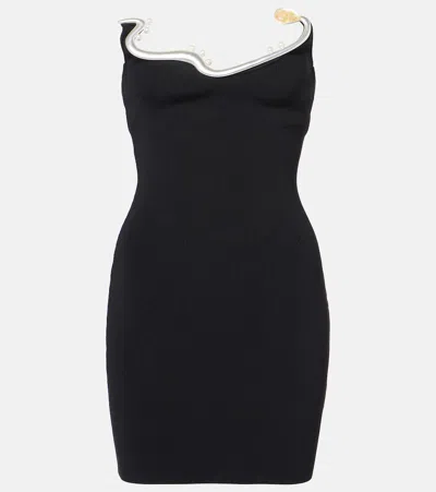 CHRISTOPHER ESBER MOLLUSK PEARL-EMBELLISHED MINIDRESS
