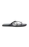 Christopher Esber Molten Flat In Black