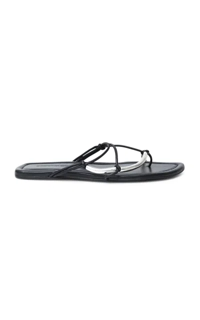 Christopher Esber Molten Flat In Black