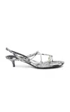 Christopher Esber Molten Micro Heel In Gray