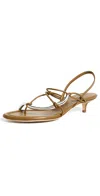 Christopher Esber Molten Micro Heels Cedar In Brown